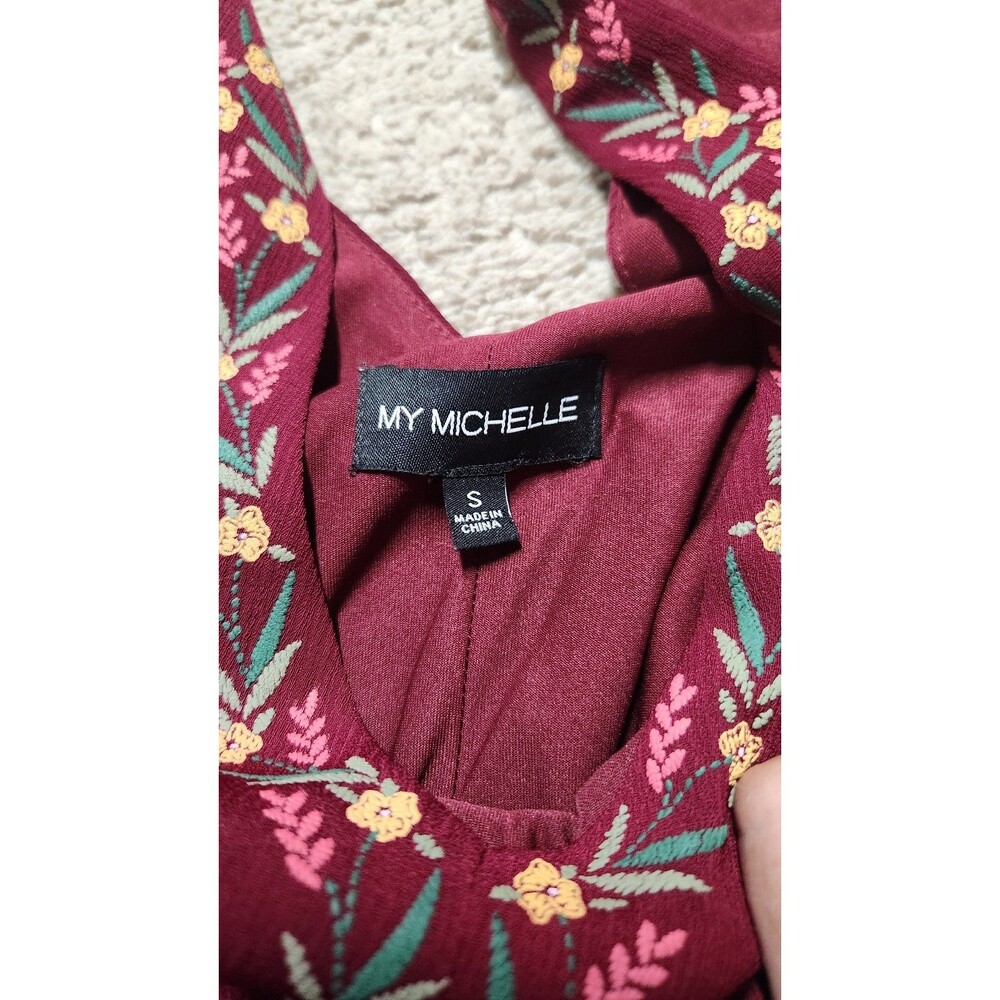 My Michelle burgundy dress